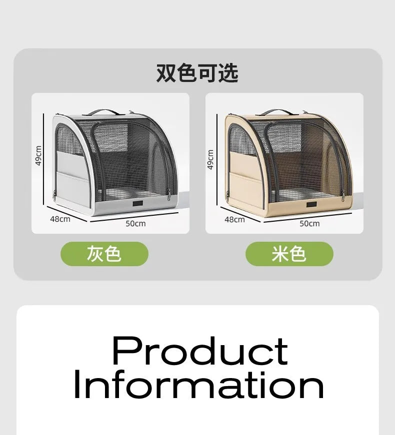 Portable Car Pet Bed Travel Cushion Safe for Vehicles