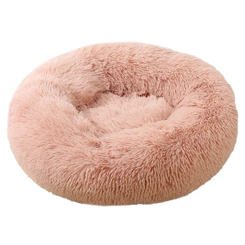 Plush Pet Bed for Dog, XXL Round Mat for Small and Medium Pets
