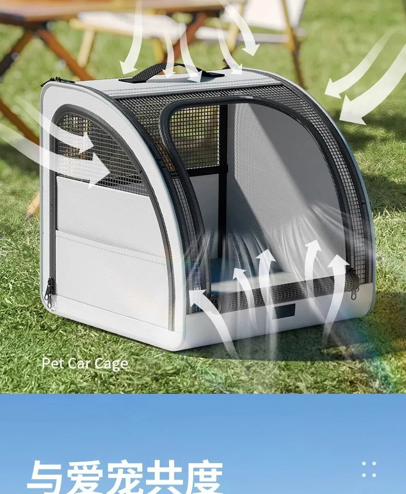 Portable Car Pet Bed Travel Cushion Safe for Vehicles