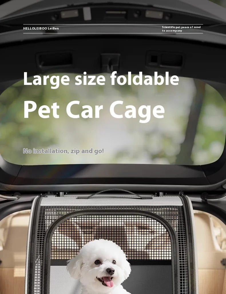 Portable Car Pet Bed Travel Cushion Safe for Vehicles