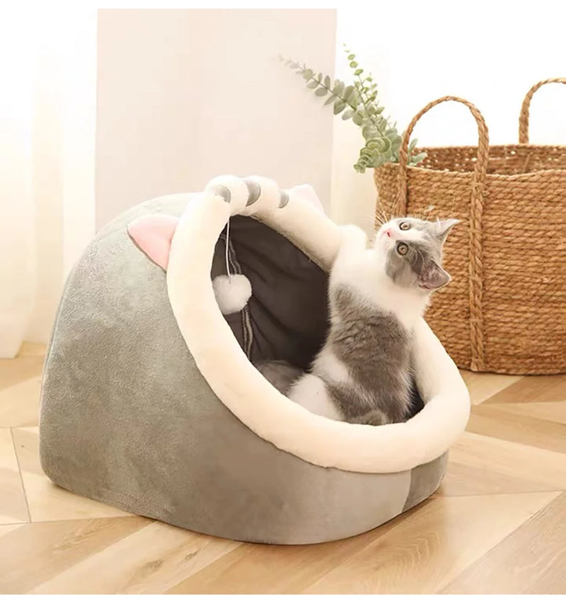 Deep Sleep pet Bed Cartoon Foldable Removable Washable Pet Sleeping Bed