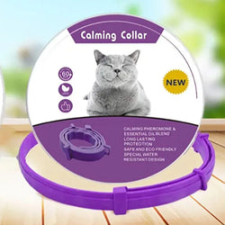 Pet calming collar with pheromone to relieve anxiety, adjustable and comfortable size