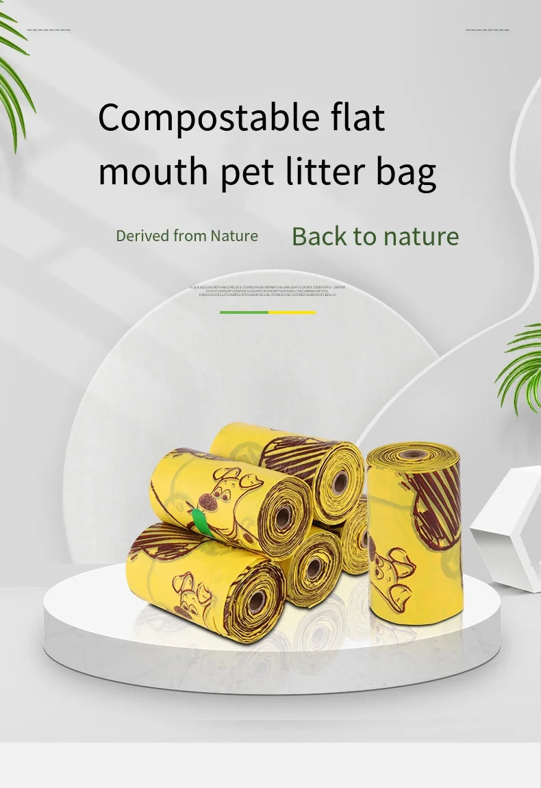 Dog Poop Bags Disposable Biodegradable Environmentally Friendly