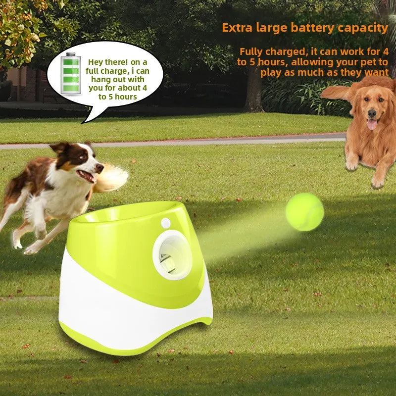 Dog Launcher Automatic Toy Tennis Rechargable