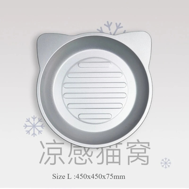 Pet Aluminium Beds Summer Physical Cooling Nests Heat-relieving