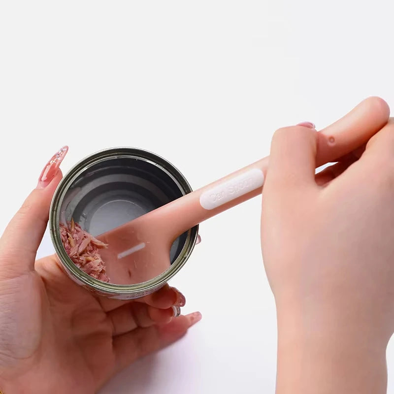 Pet Food Spoon And Lid Suitable For Wet Food, Canned Food, Snacks, Easy To Clean
