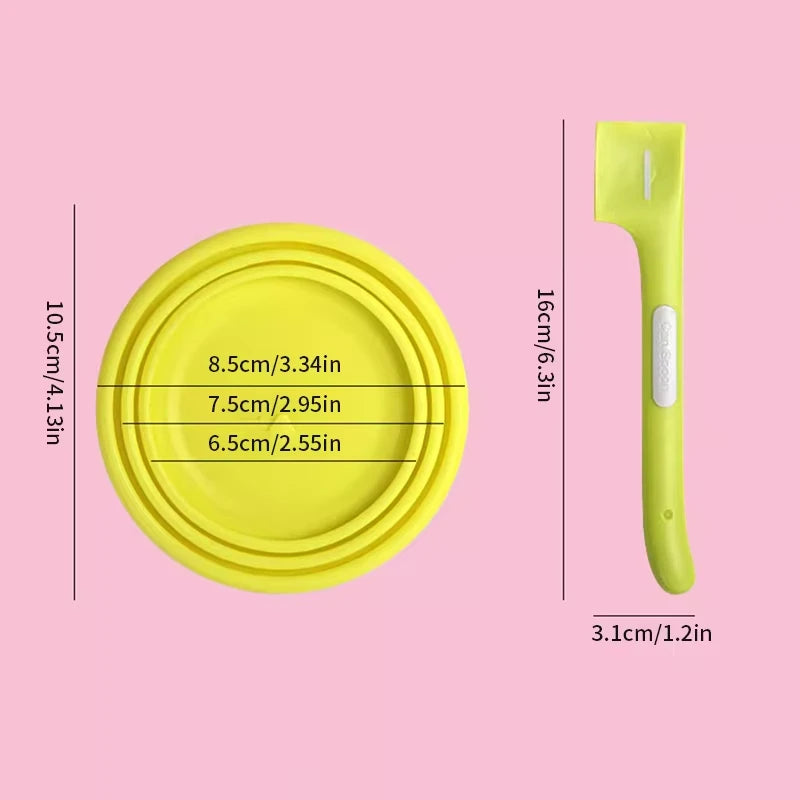 Pet Food Spoon And Lid Suitable For Wet Food, Canned Food, Snacks, Easy To Clean
