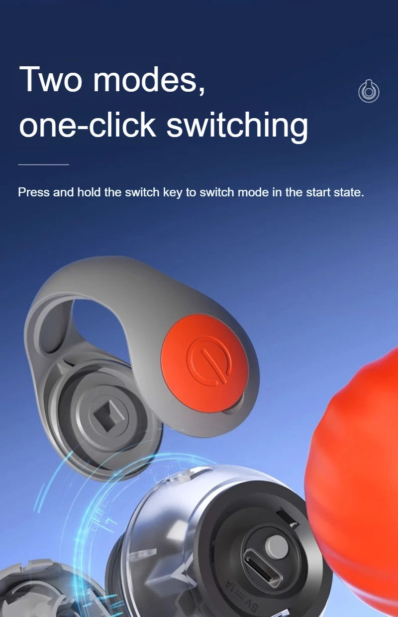 Interactive Ball Toys, Automatic Rolling Ball with Faux Tail,USB Rechargeable