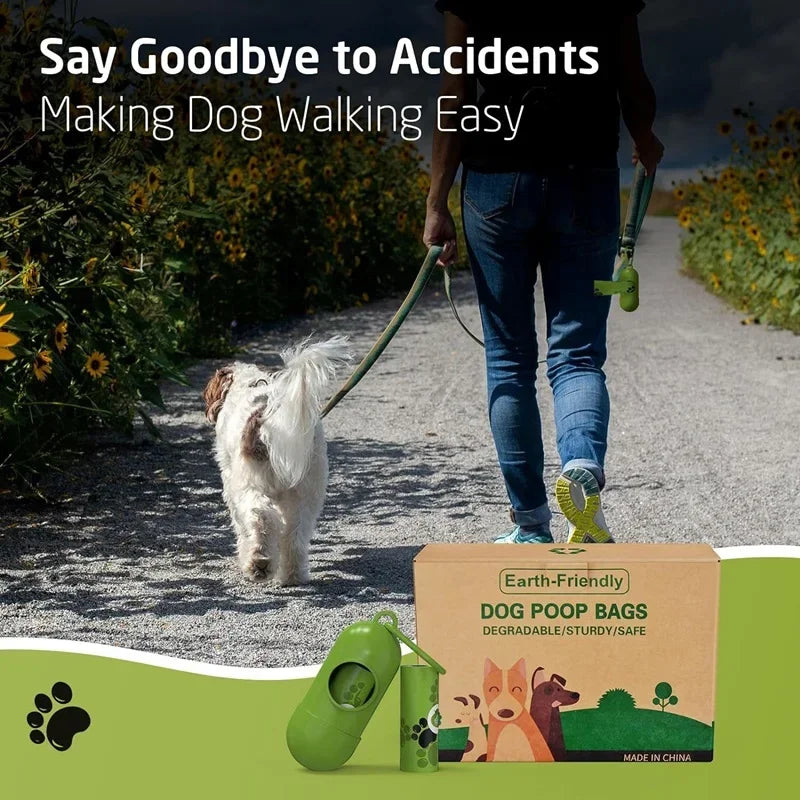 Biodegradable large waste bag for dogs and cats, clean bag dispenser