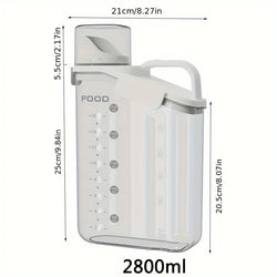 Dry food for Pets moisture-proof food storage buckets and handle design