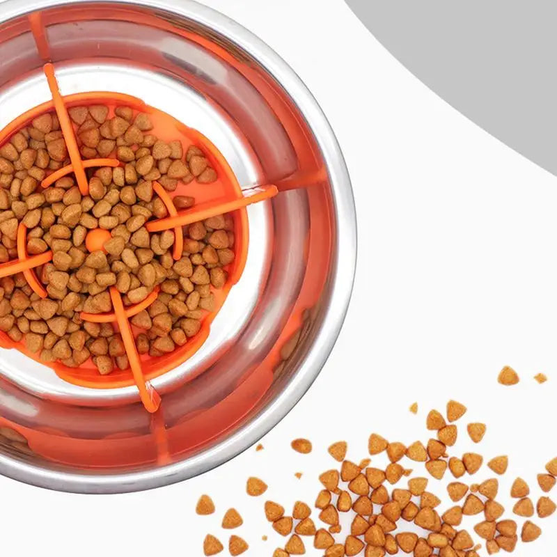 Pets Bowls Silicone Slow Feeder Anti Gulping Healthy Eating