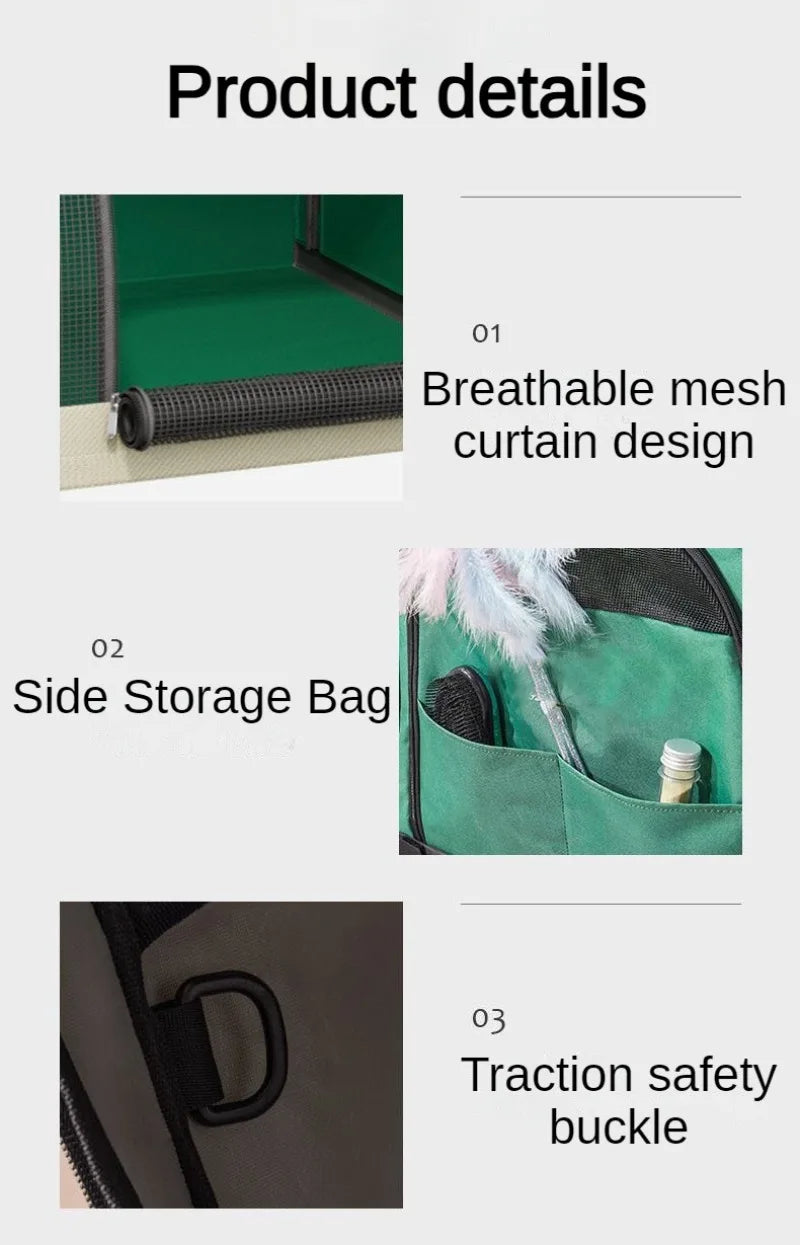 Large pet Carrier Car Seat Backpack