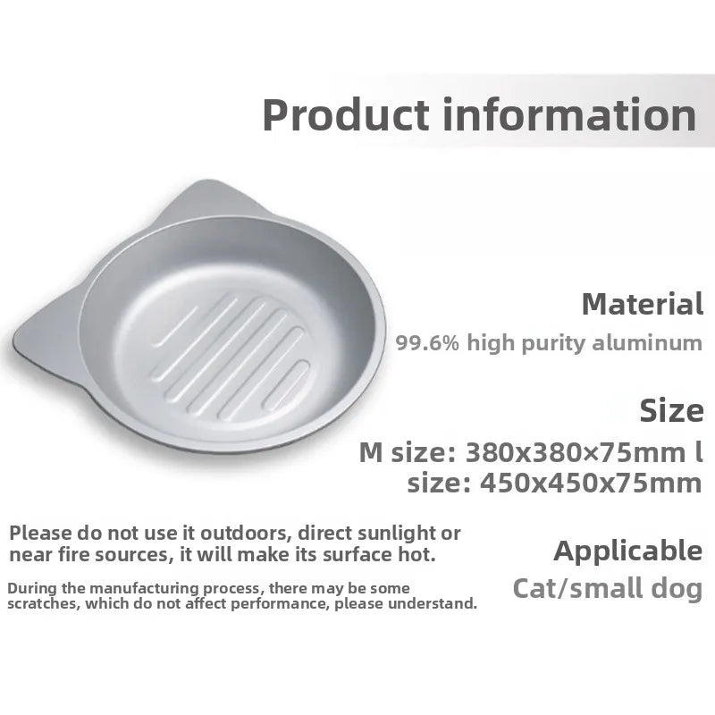 Pet Aluminium Beds Summer Physical Cooling Nests Heat-relieving