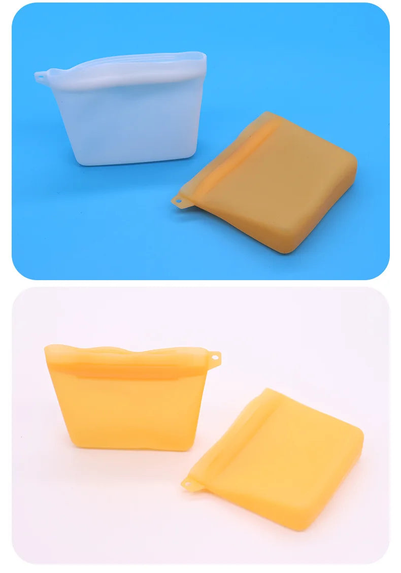 Food bag for pets silicone food bags