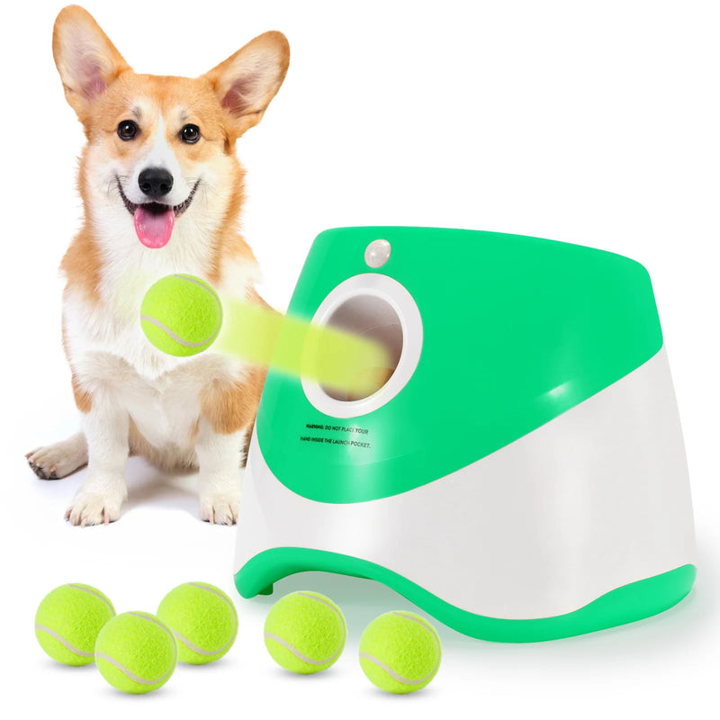 Dog Launcher Automatic Toy Tennis Rechargable