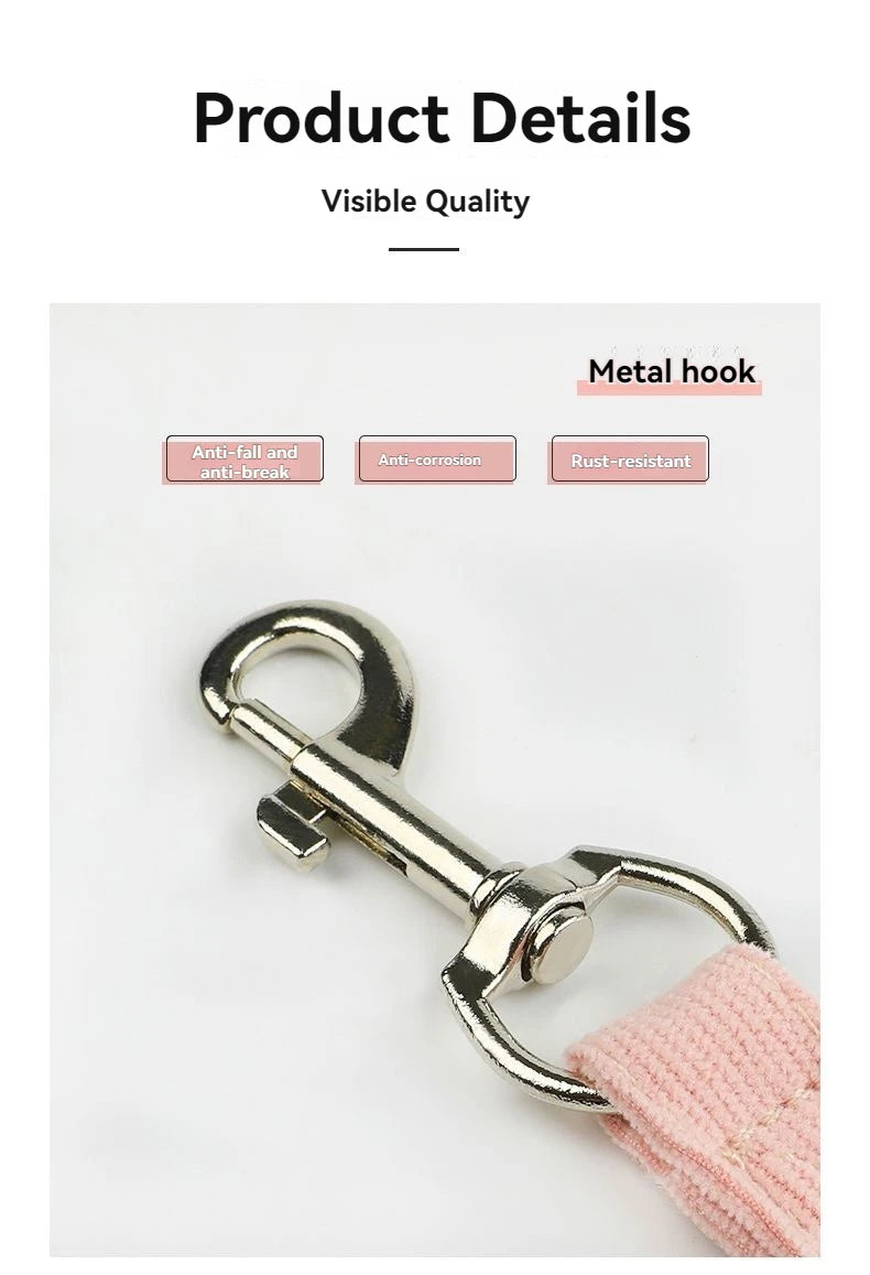 Leash Sets Adjustable Harness Breashable