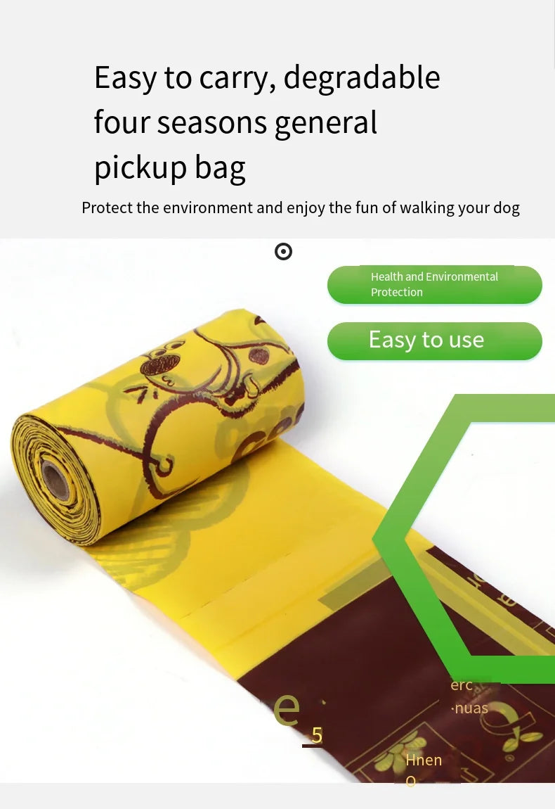 Dog Poop Bags Disposable Biodegradable Environmentally Friendly