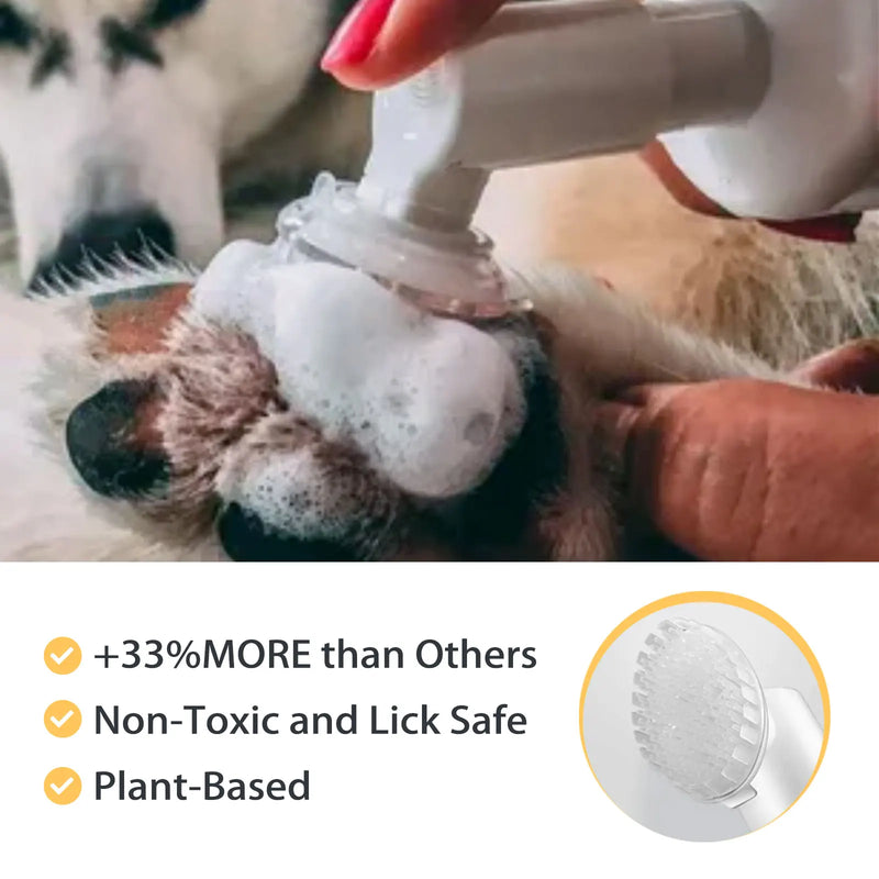 Pet Paw Cleaner Foam for Dogs and Cats Natural No Rinse