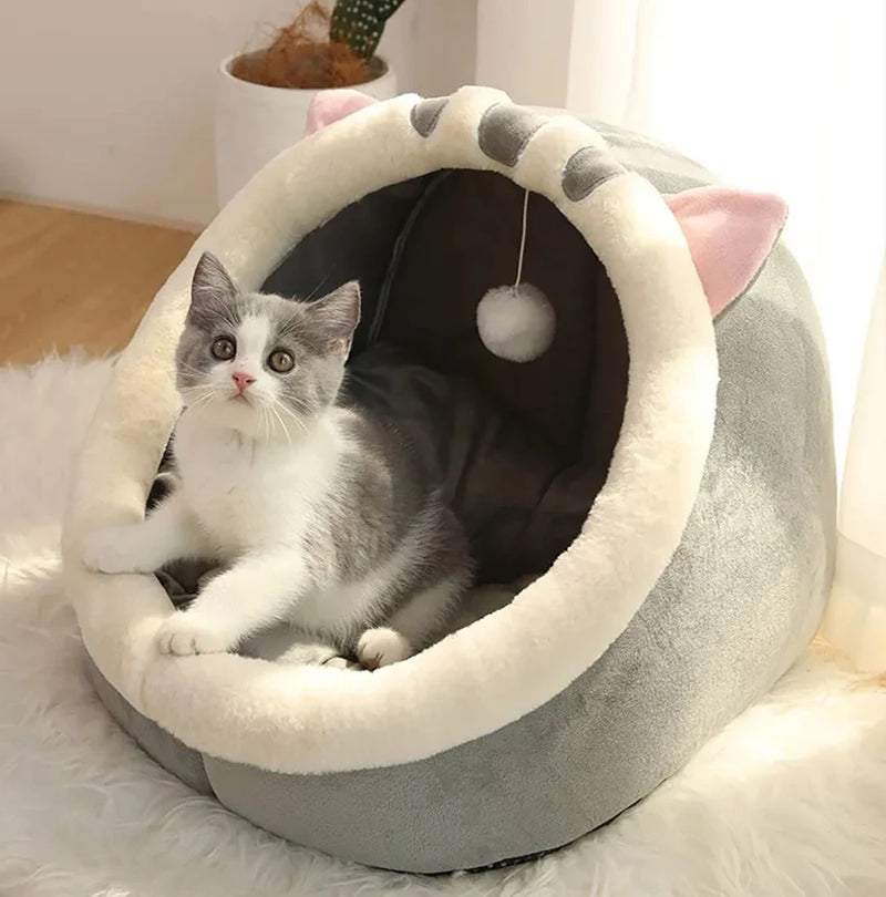 Deep Sleep pet Bed Cartoon Foldable Removable Washable Pet Sleeping Bed
