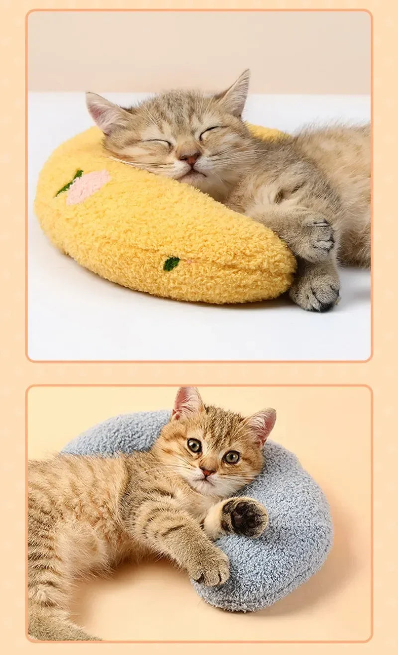 Pet Calming Pillow Comfortable Cute U Shaped