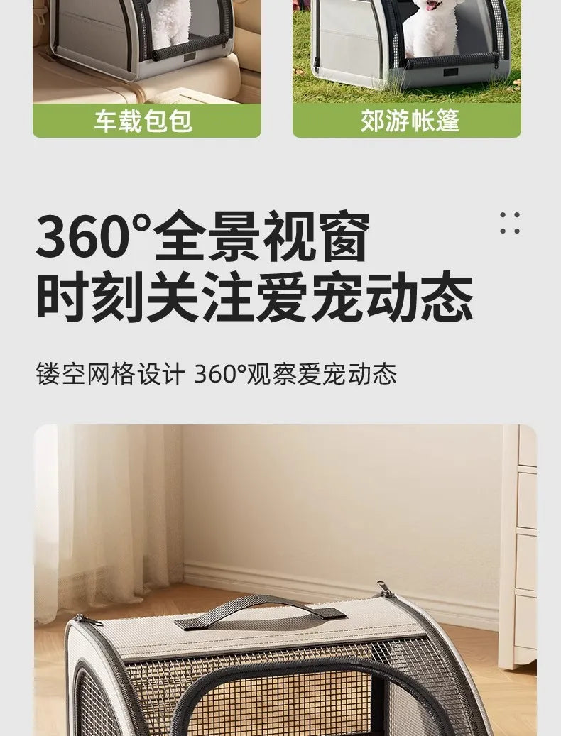 Portable Car Pet Bed Travel Cushion Safe for Vehicles