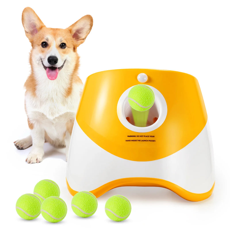Dog Launcher Automatic Toy Tennis Rechargable