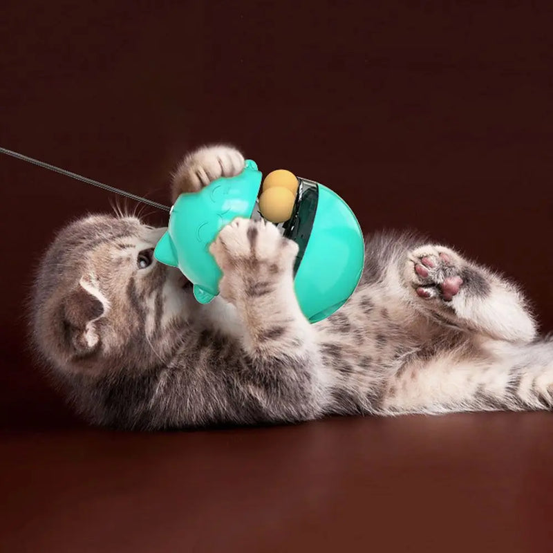Interactive Cat Turntable Toys Treat