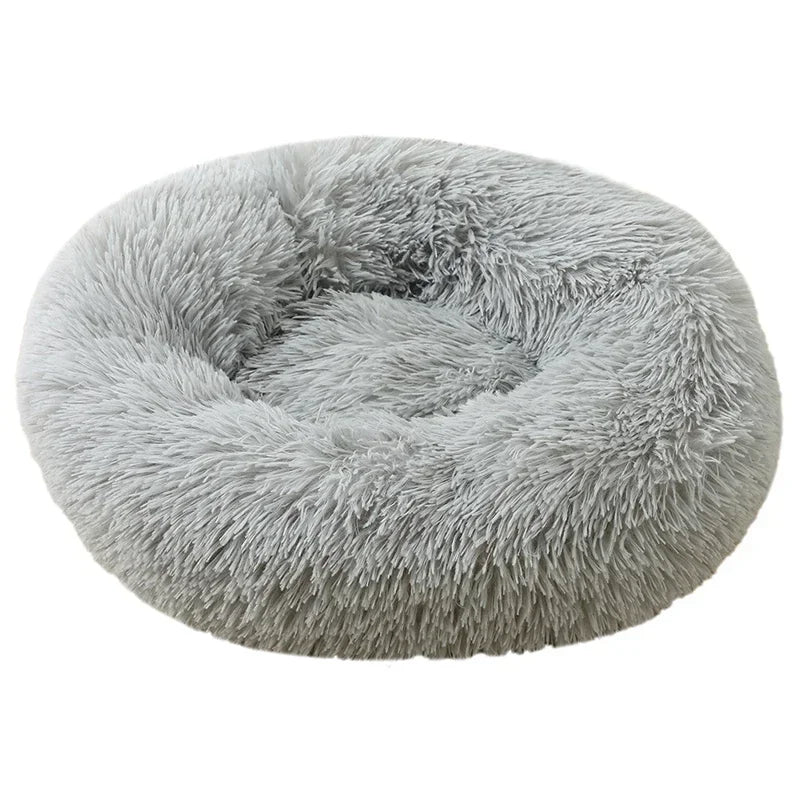 Plush Pet Bed for Dog, XXL Round Mat for Small and Medium Pets