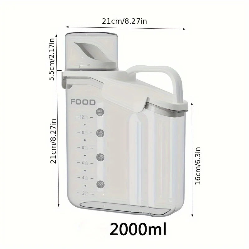 Dry food for Pets moisture-proof food storage buckets and handle design
