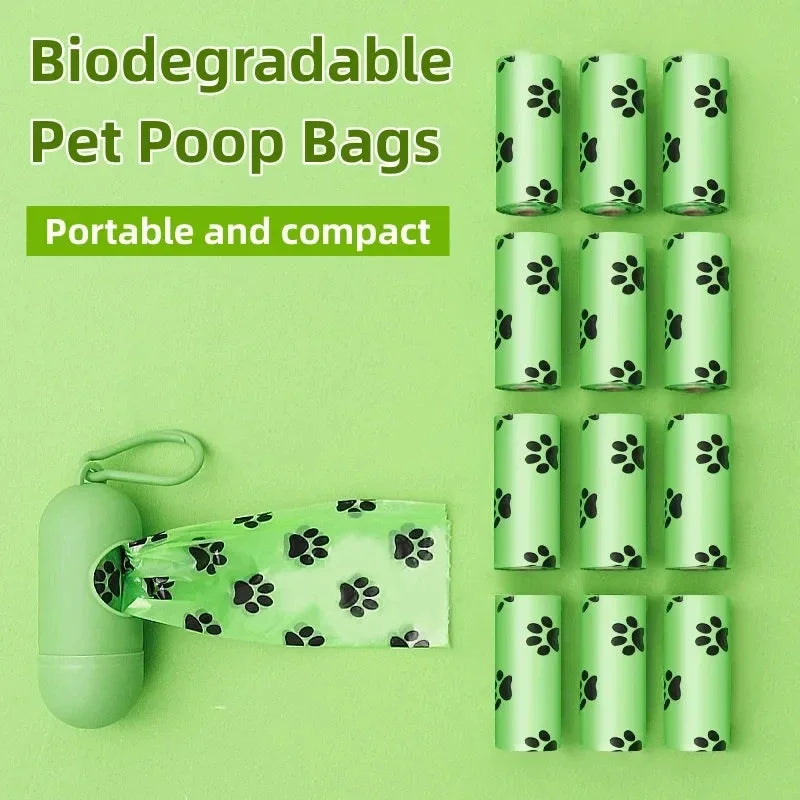Biodegradable large waste bag for dogs and cats, clean bag dispenser