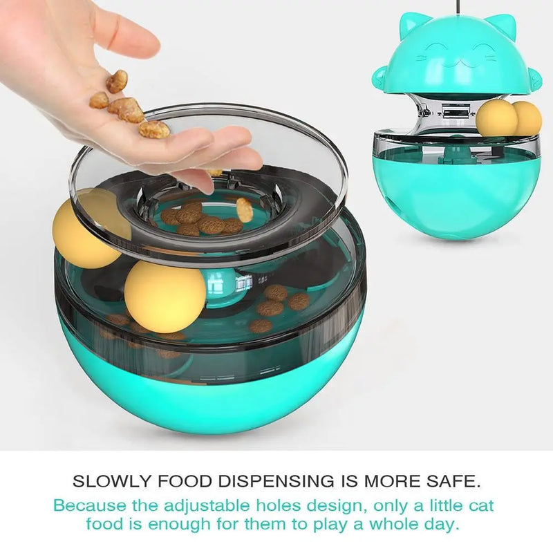 Interactive Cat Turntable Toys Treat