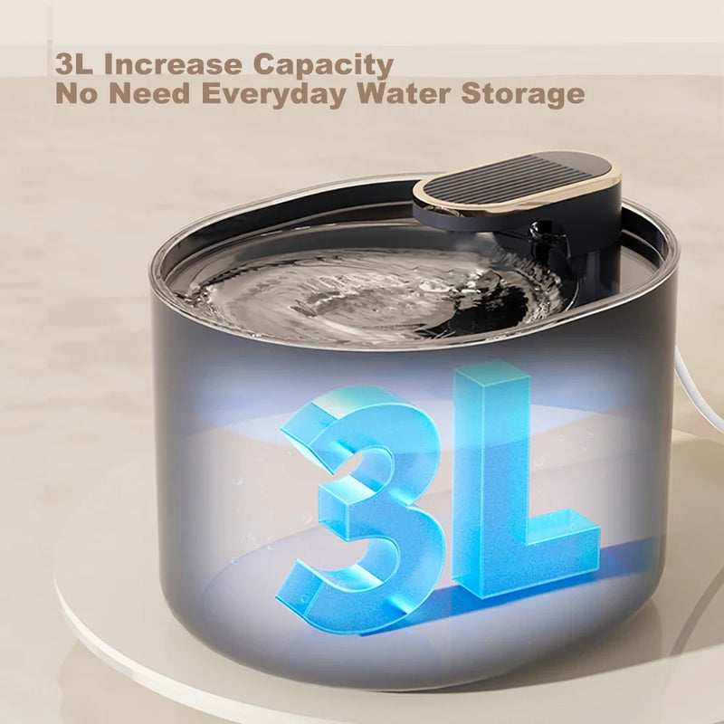 Cat Automatic Water Dispenser with LED Light Ultra Silent