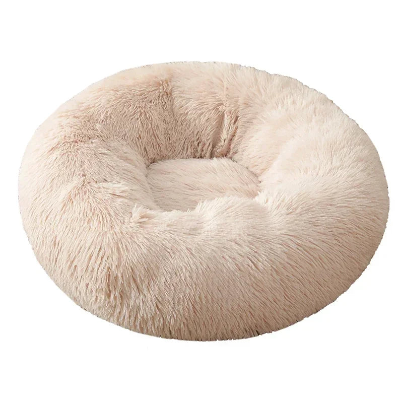 Plush Pet Bed for Dog, XXL Round Mat for Small and Medium Pets