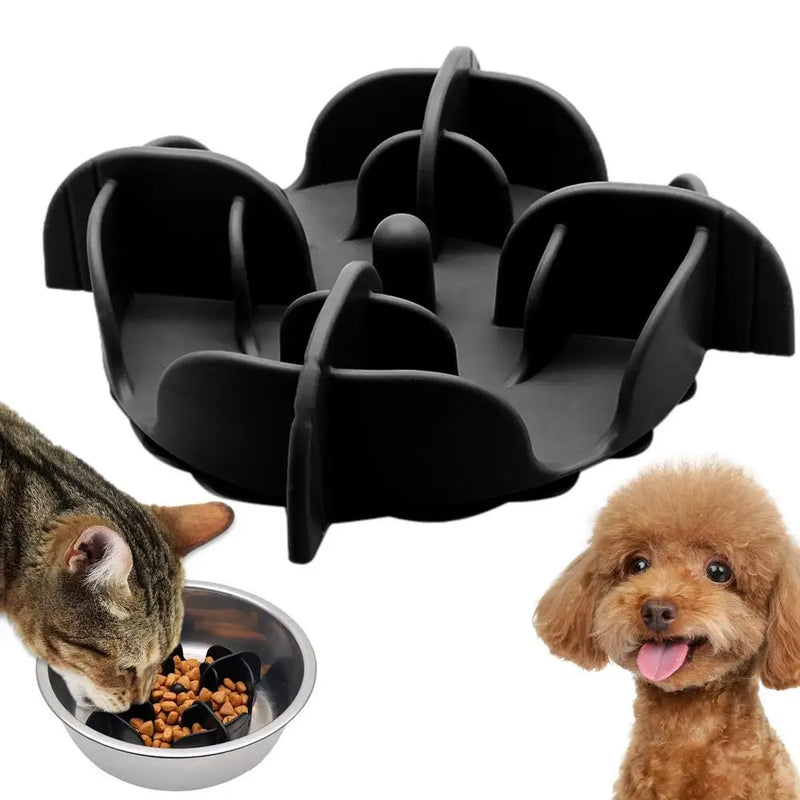 Pets Bowls Silicone Slow Feeder Anti Gulping Healthy Eating