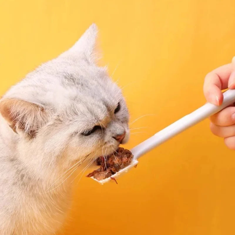 Pet Food Spoon And Lid Suitable For Wet Food, Canned Food, Snacks, Easy To Clean