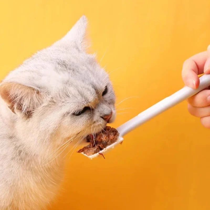 Pet Food Spoon And Lid Suitable For Wet Food, Canned Food, Snacks, Easy To Clean