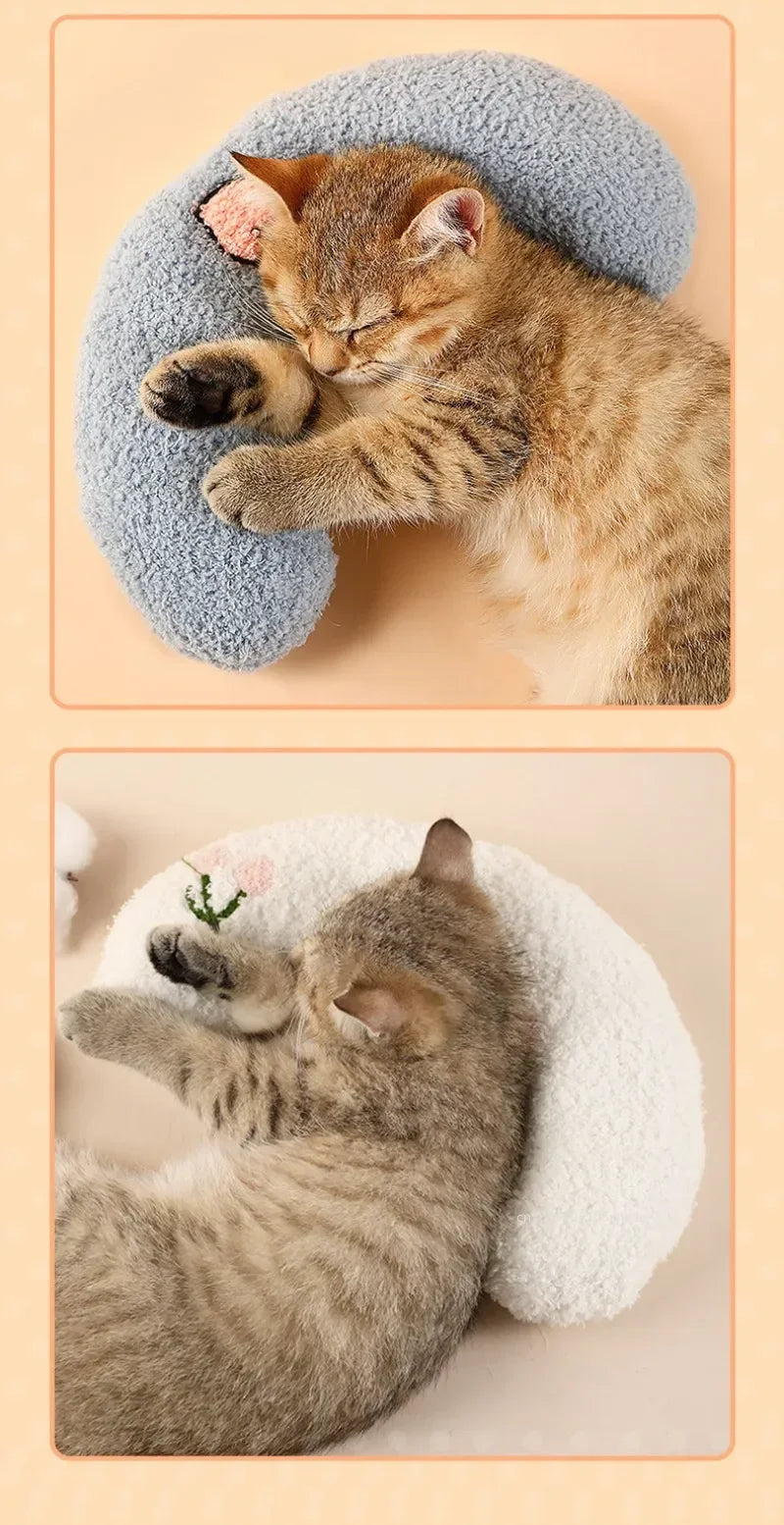 Pet Calming Pillow Comfortable Cute U Shaped