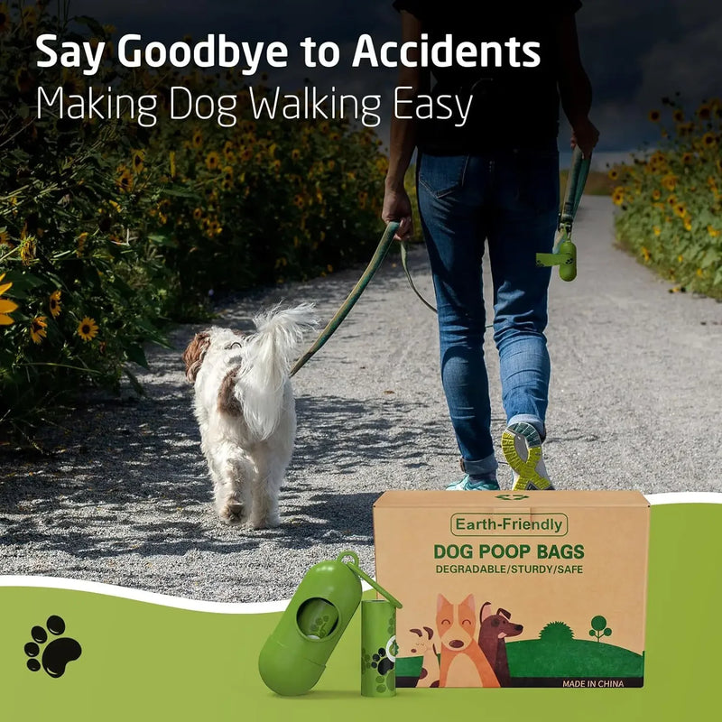 Biodegradable large waste bag for dogs and cats, clean bag dispenser