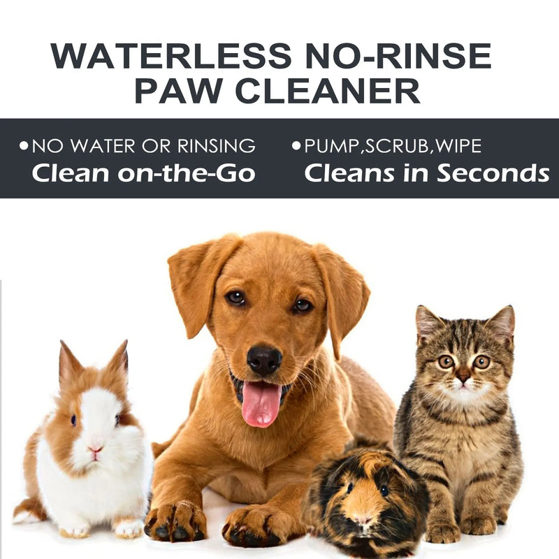Pet Paw Cleaner Foam for Dogs and Cats Natural No Rinse